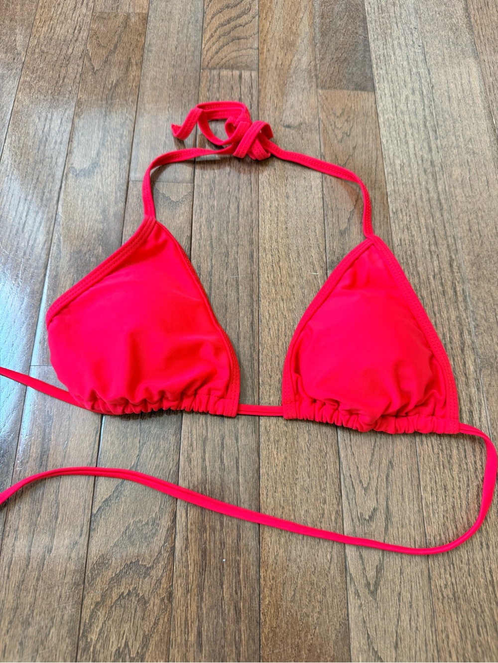 Red Triangle String Bikini Set - Picture 3 of 7